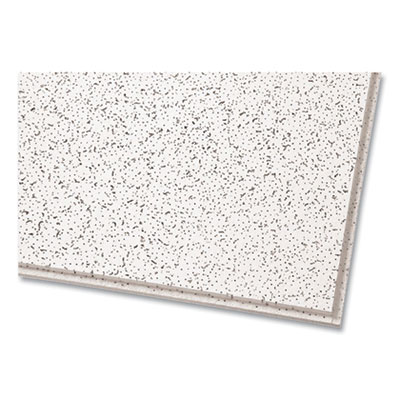 Armstrong Cortega Ceiling Tiles, Non-Directional, Angled Tegular (0.94"), 24" x 48" x 0.63", White, 10/Carton (703B)