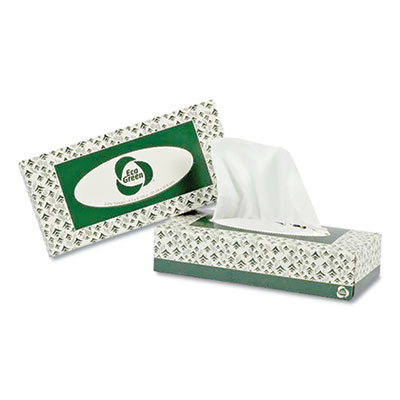 Eco Green 2411957 Recycled Two-Ply Facial Tissue