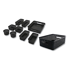 Advantus 24343887 Plastic Weave Bin
