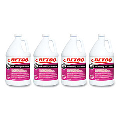 Betco Pink Foaming Skin Cleanser Refill, Fresh Scent, 1 gal, 4/Carton (7500400)
