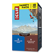 CLIF Bar Energy Bar, Chocolate Brownie and Chocolate Chip, 2.4 oz, 18/Box (CCC31576)