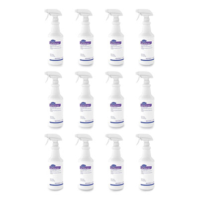 Diversey Lite Touch CRT and Plexiglas Cleaner, 32 oz Spray Bottle, 12/Carton (03970)