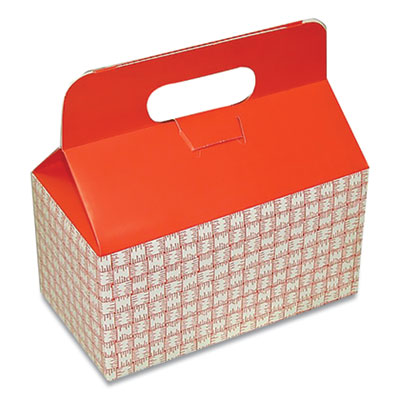 Dixie 24451830 Take-Out Barn One-Piece Paperboard Food Box