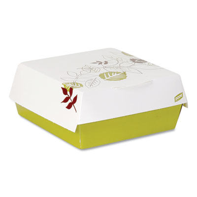 Dixie 24451833 Paperboard Clamshell Sandwich Box