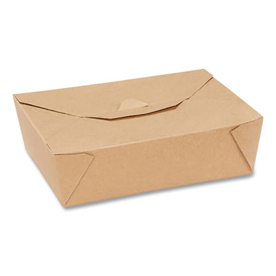 Dixie 24451843 Reclosable One-Piece Natural-Paperboard Take-Out Box
