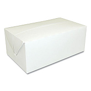 Dixie Fast-Top One-Piece Paperboard Take-Out Box, 7 x 4.25 x 2.75, White, 500/Carton (340PLN)