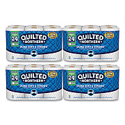 Quilted Northern Ultra Soft and Strong Bathroom Tissue, Double Rolls, Septic Safe, 2-Ply, White, 164 Sheets/Roll, 48 Rolls/Carton (94421)