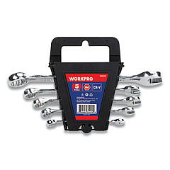 Workpro 24394224 Combination Box/Crescent Wrench Set