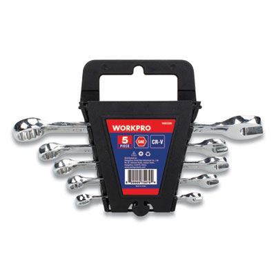 Workpro 24394224 Combination Box/Crescent Wrench Set