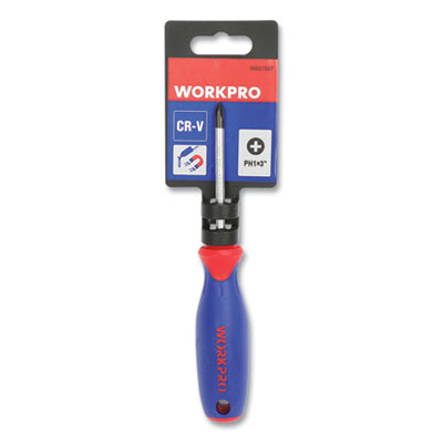 Workpro 24394476 Straight-Handle Cushion-Grip Screwdriver