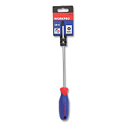 Workpro Straight-Handle Cushion-Grip Screwdriver, #2 Phillips Tip, 8" Shaft (W021035WE)