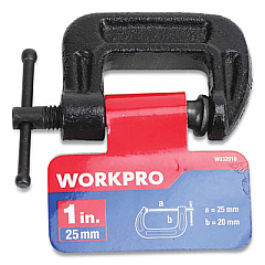 Workpro 24394577 Steel C-Clamp