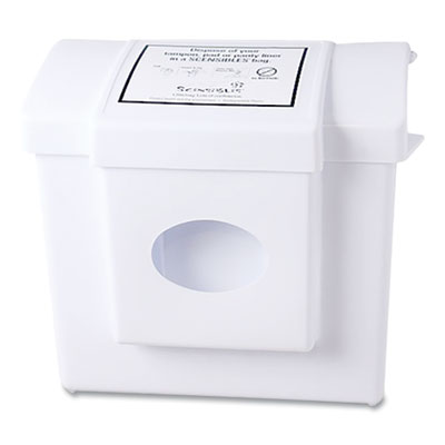 HOSPECO Scensibles Combination Dispenser Receptacle Unit, Plastic, White (CDW)