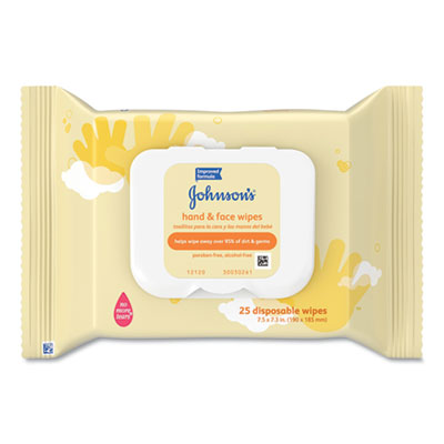 Johnson & Johnson 2070216 Hand & Body Wipes