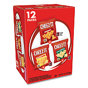 Cheez-It Baked Snack Crackers, Variety Pack, 0.75 oz Bag, 12/Box (94026)
