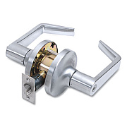 Tell Heavy Duty Commercial Intruder Lever Lockset, Satin Chrome Finish (CL102293)