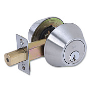 Tell Double Cylinder Deadbolt, Stainless Steel Finish (CL100178)