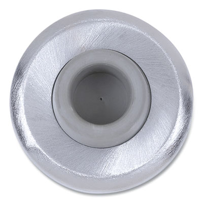 Tell Concave Wall Bumper, 5 x 2 x 6, Satin Chrome (DT100084)