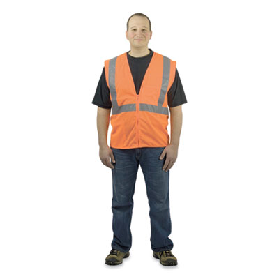 PIP 176848 ANSI Class 2 Four Pocket Zipper Safety Vest