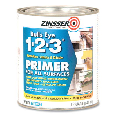 Zinsser 24383760 Bulls Eye 1-2-3 Water-Base Primer