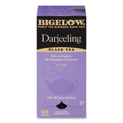 Bigelow Darjeeling Black Tea Bags, 0.08 Tea Bag, 28/Box (RCB003491)
