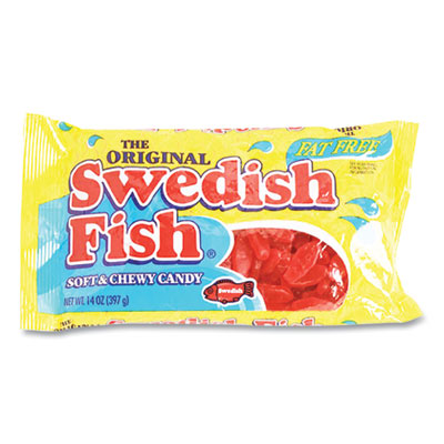 Swedish Fish CANDY, ORIGINAL FLAVOR, RED, 14 OZ BAG (471594)