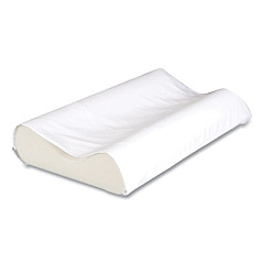 Core Products BASIC SUPPORT FOAM CERVICAL PILLOW, STANDARD, 22 X 4.63 X 14, WHITE (541868)