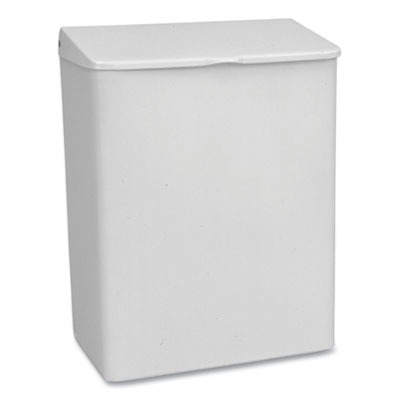 Impact ENAMEL FEMININE NAPKIN RECEPTACLE, METAL, WHITE (813753)