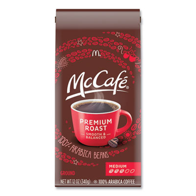 McCafe Ground Coffee, Premium Roast, 12 oz Bag (5000358163)