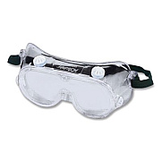 3M 334 Safety Splash Goggles, Clear Lens, Clear Frame (406600000010)