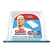 Mr. Clean MAGIC ERASER OUTDOOR PRO SCRUBBER, 2.3 X 4.6 X 0.7, WHITE, 7/PACK (48444)