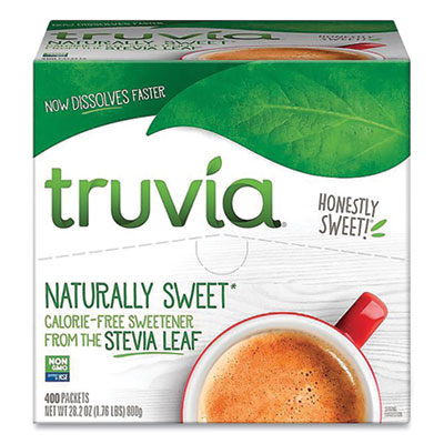 Truvia NATURAL SUGAR SUBSTITUTE, 0.07 OZ PACKET, 400 PACKETS/BOX (1053787)