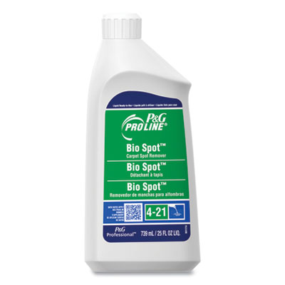 P&G Pro Line Bio-Spot Carpet Spot Remover, Fruity Scent, 25 oz Bottle, 15/Carton (03448)