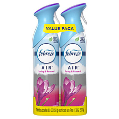 Febreze AIR, Spring and Renewal, 8.8 oz Aerosol Spray, 2/Pack (97805PK)