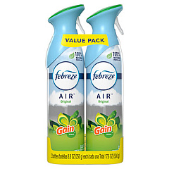 Febreze Air, Gain Original, 8.8 Oz Aerosol, 2/pack, 6 Pack/carton (97810CT)