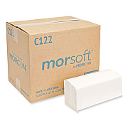 Morcon Tissue Morsoft C-Fold Paper Towels, 11 x 10.13, White, 200 Towels/Pack, 12 Packs/Carton, 2,400 Towels/Carton (C122)