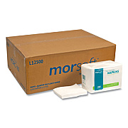 Morcon Tissue Morsoft 1/4 Fold Lunch Napkins, 1-Ply, 11.8 x 11.8, White, 6,000/Carton (1250)