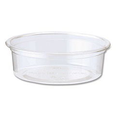 World Centric PLA Clear Cold Cups, Flat Style, 2 oz, Plastic, Clear, 2,000/Carton (CPCS2SF)