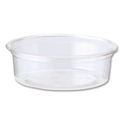World Centric PLA Clear Cold Cups, Flat Style, 2 oz, Plastic, Clear, 2,000/Carton (CPCS2SF)