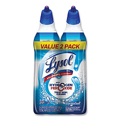 LYSOL Brand Toilet Bowl Cleaner with Hydrogen Peroxide, Ocean Fresh, 24 oz, 2/Pack (96084PK)