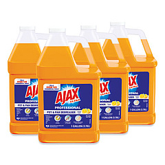 Ajax Dish Detergent, Citrus Scent, 1 gal Bottle, 4/Carton (47219)