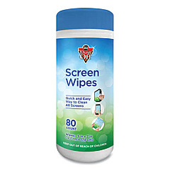 Dust-Off Premoistened Monitor Cleaning Wipes, Cloth, 5 x 7, 80/Tub (DSCT)