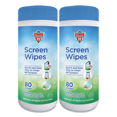 Dust-Off 717813 Premoistened Monitor Wipes