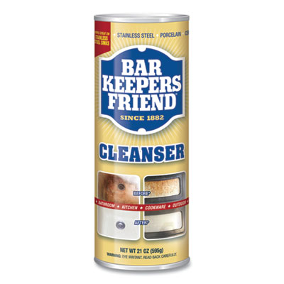 Bar Keepers Friend Powdered Cleanser, 21 oz Can (11514)