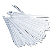 Office Snax Plastic Stir Sticks, 5", White, 1,000/Box (STR5)