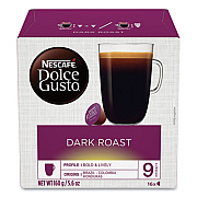 NESCAF Dolce Gusto Capsules, Dark Roast, 48/Carton (77317)