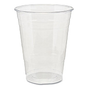 Dixie Clear Plastic PETE Cups, 16 oz, 25/Sleeve, 20 Sleeves/Carton (CPET16DX)