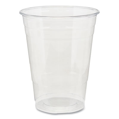 Dixie Clear Plastic PETE Cups, 16 oz, 25/Sleeve, 20 Sleeves/Carton (CPET16DX)