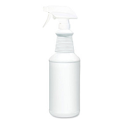 Diversey Water Only Spray Bottle, 32 oz, White, 12/Carton (05357)