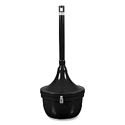 Ex-Cell SMOKERS' OASIS RECEPTACLE, ROUND, STEEL, 4.5 GAL, BLACK (SRS1 BLK)